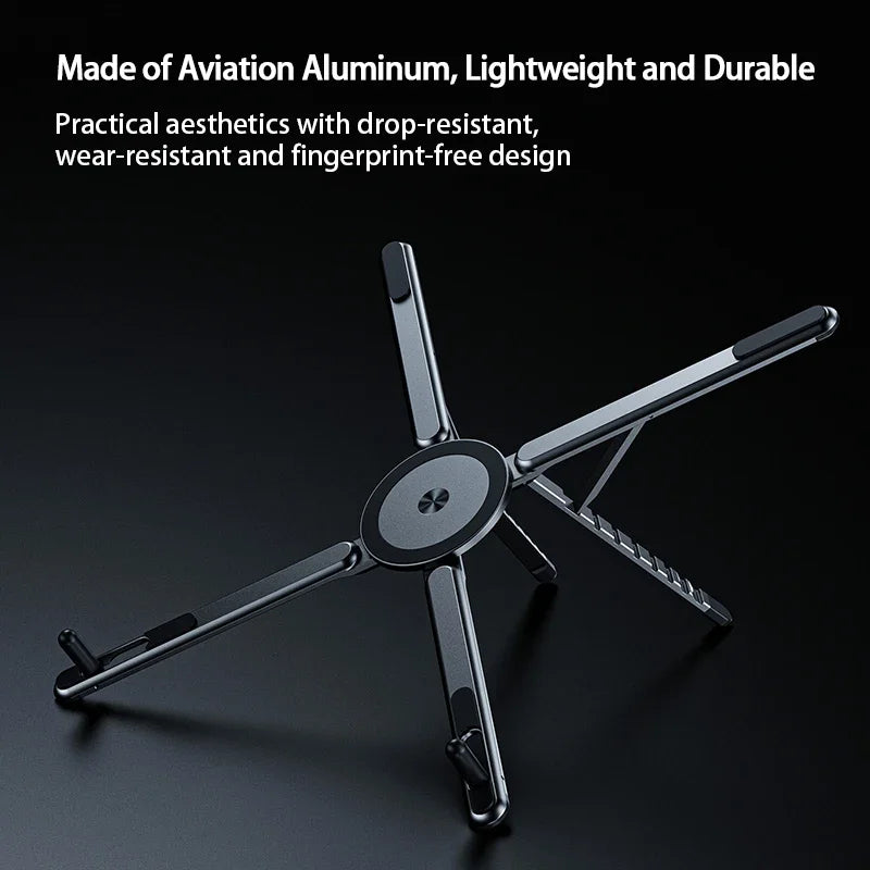 Foldale Magnetic Phone Holder Multi Form Adjustable Desktop Tablet Stand for Iphone 17~12 Tripod Handheld Mount Laptop Bracket